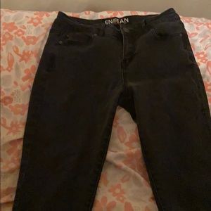Faded black jeans